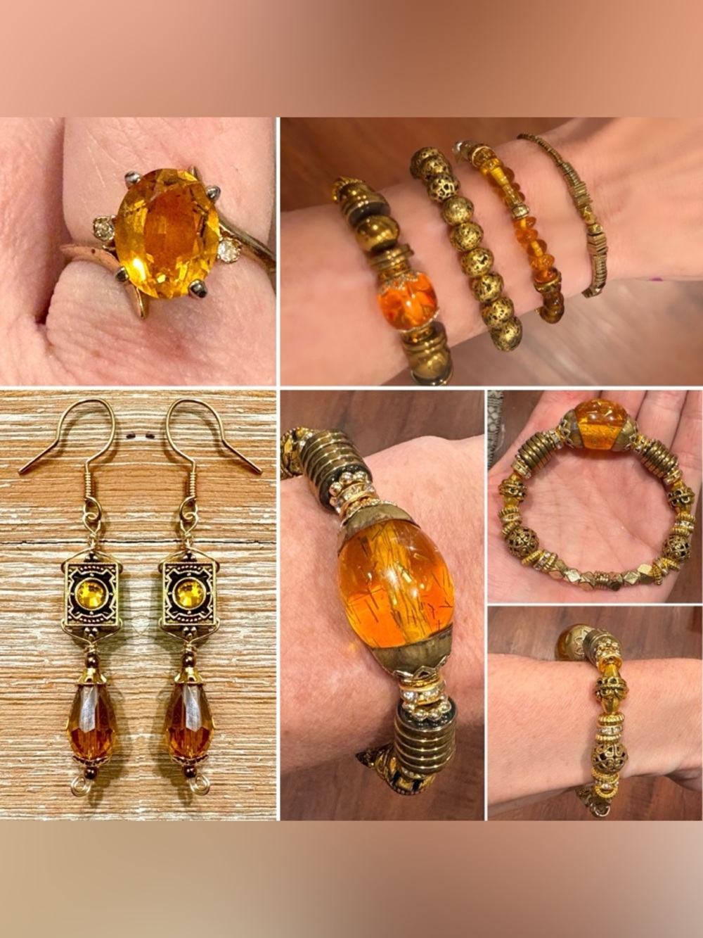 Handmade & Vintage 7 piece set